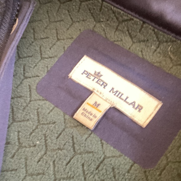 Peter Millar Fleece Jacket Zip Up - Picture 2 of 2